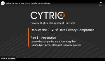 Reduce the Cost of Data Privacy Compliance – Introduction